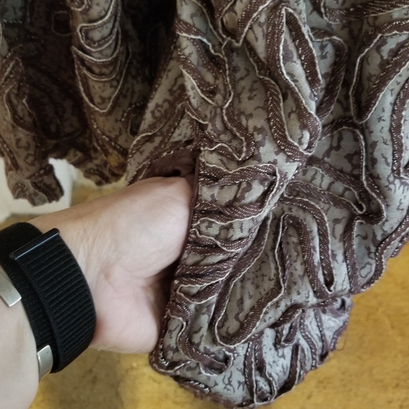 Dressy woman's plus size jacket blazer topper, with pockets, made in Korea 16W - Picture 8 of 9